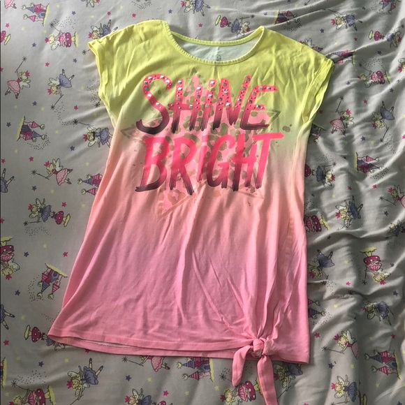 pink, orange, purple, and yellow tie die t-shirt! - Picture 1 of 4